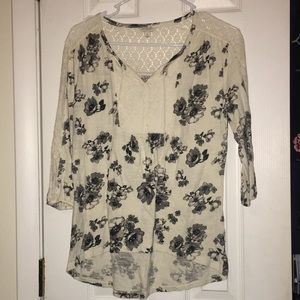 Sonoma lace detail shirt